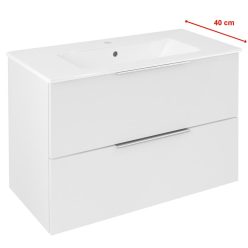   Alsó szekrény, Sapho Cirasa mosdótartó szekrény 78x54x39 cm fényes fehér CR792-3030