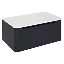   Alsó szekrény, Sapho Kerala mosdótartó szekrény 80x35x47,5 cm matt antracit KR080-3434