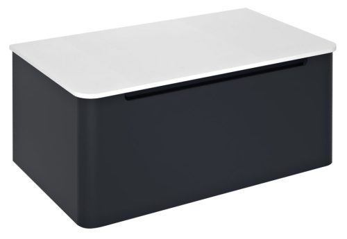 Alsó szekrény, Sapho Kerala mosdótartó szekrény 80x35x47,5 cm matt antracit KR080-3434
