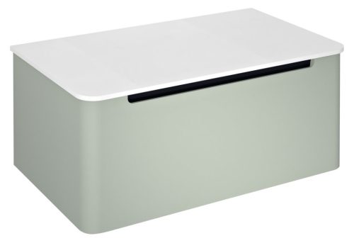 Alsó szekrény, Sapho Kerala mosdótartó szekrény 80x35x47,5 cm verde KR080-4444