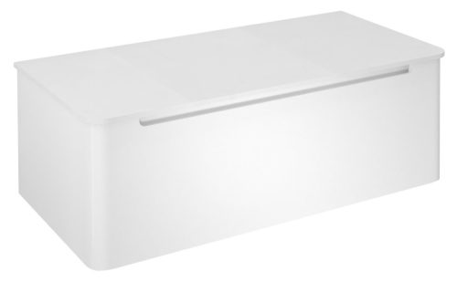 Alsó szekrény, Sapho Kerala mosdótartó szekrény 100x35x47,5 cm fényes fehér KR100-3030