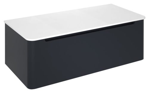 Alsó szekrény, Sapho Kerala mosdótartó szekrény 100x35x47,5 cm matt antracit KR100-3434