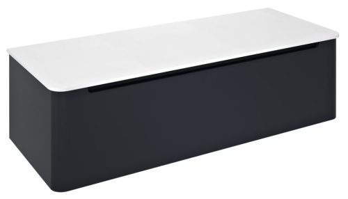 Alsó szekrény, Sapho Kerala mosdótartó szekrény 120x35x47,5 cm matt antracit KR120-3434