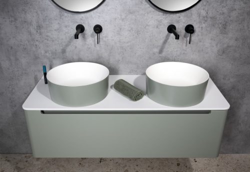 Alsó szekrény, Sapho Kerala mosdótartó szekrény 120x35x47,5 cm verde KR120-4444