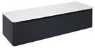 Alsó szekrény, Sapho Kerala mosdótartó szekrény 140x35x47,5 cm matt antracit KR140-3434