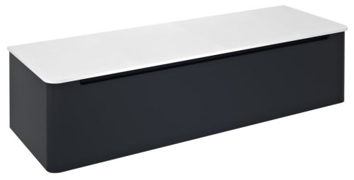 Alsó szekrény, Sapho Kerala mosdótartó szekrény 140x35x47,5 cm matt antracit KR140-3434
