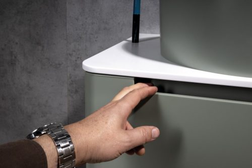 Alsó szekrény, Sapho Kerala mosdótartó szekrény 140x35x47,5 cm verde KR140-4444