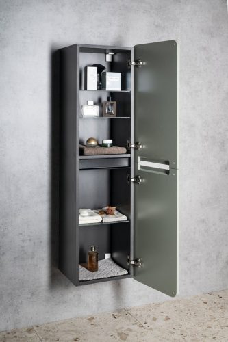 Fali szekrény, Sapho Kerala 2 ajtóval balos/jobbos, 38x143x32cm, fényes fehér KR350-3030