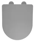 WC tető, Sapho Paco slim, soft-close wc ülőke matt szürke PCS1012GR