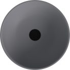 Mosdó, Sapho Banera Round öntött márvány mosdó 39 cm, matt szürke 14337.31