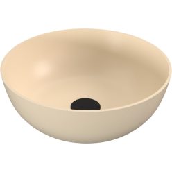   Mosdó, Sapho Banera Round öntött márvány mosdó 39 cm, matt bézs 14337.81