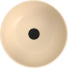 Mosdó, Sapho Banera Round öntött márvány mosdó 39 cm, matt bézs 14337.81