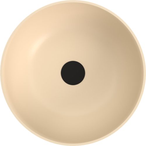 Mosdó, Sapho Banera Round öntött márvány mosdó 39 cm, matt bézs 14337.81