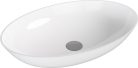 Mosdó, Sapho Banera Oval öntött márvány mosdó 60x40 cm, fehér 14397