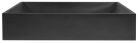 Mosdó, Sapho Tarant beton mosdó, 58x36 cm, fekete gránit AR471
