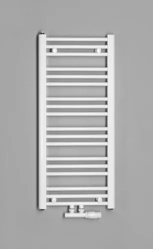 Egyenes radiátor, Sapho Bruckner Albrecht fürdőszobai, középső bekötés,400x930 mm,fehér 600.111.4