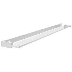   Polc, Sapho walk-in falra szerelhető zuhanypolc törölközőtartóval, 60-140 cm, matt fehér EG1434