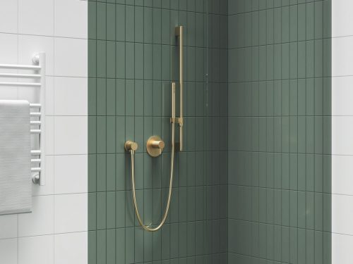 Zuhany gégecső, Ravak zuhany gégecső 150 cm, műanyag 913.60GLB Gold Brushed X07P1245