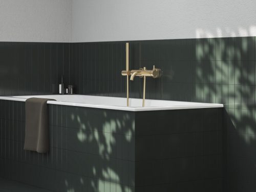 Zuhany gégecső, Ravak zuhany gégecső 150 cm, műanyag 913.60GLB Gold Brushed X07P1245