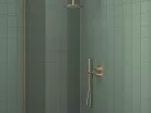 Trópusi zuhany, Ravak esőztető zuhanyfej köralakú, 250 mm 980.60GLB, Gold Brushed X07P1238