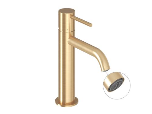 Mosdó csaptelep, Ravak Espirit álló mosdó csaptelep 190 mm ES 012.60GLB, Gold Brushed X070597