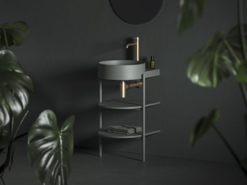 Mosdó csaptelep, Ravak Espirit álló mosdó csaptelep 340 mm ES 015.60GLB, Gold Brushed X070598