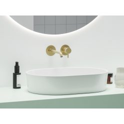   Falba süllyesztett csaptelep, Ravak Espirit mosdó, ES 019.60GLB.O1.RB07B, Gold Brushed X070602