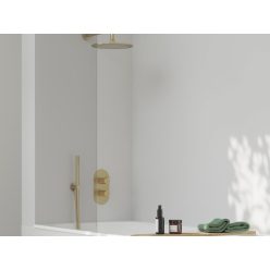   Falba süllyesztett csaptelep, Ravak Espirit termosztátos,háromutas, Gold Brushed X070613