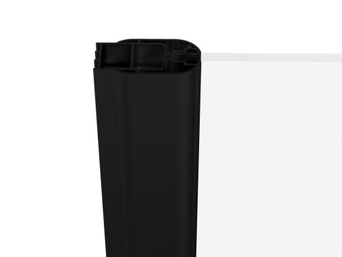 Zuhanyajtó, Ravak Chrome CRV2-100 zuhanyajtó fekete+transparent 1QVA0300Z1