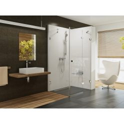   Zuhanykabin, Ravak Ravak Brilliant BSDPS-100 jobb zuhanykabin króm+transparent 0UPA0A00Z1
