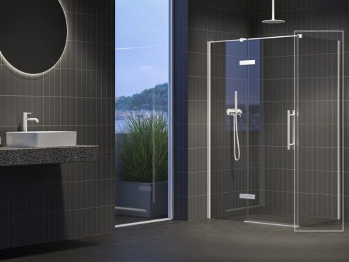 Fix fal, Ravak COOL! COPS-100 fix oldalfal matt fehér+transparent X9VVA0E00Z1