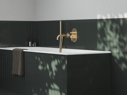 Falba süllyesztett csaptelep, Ravak Espirit automatikus kétutas, Gold Brushed X070608