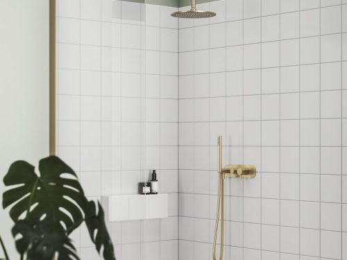 Falba süllyesztett csaptelep, Ravak Espirit szettel, kétutas, Gold Brushed X070611