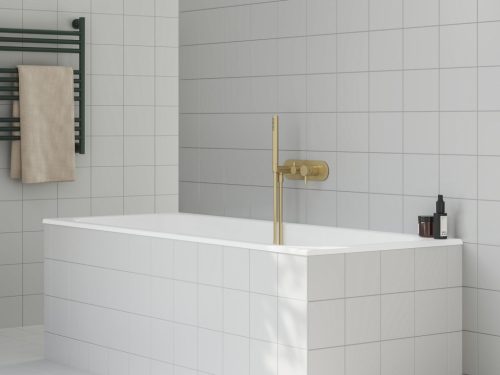 Falba süllyesztett csaptelep, Ravak Espirit szettel, kétutas, Gold Brushed X070611