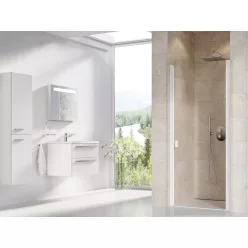   Zuhanyajtó, Ravak Chrome CSD1-80 zuhanyajtó matt fehér+transparent 0QV40E00Z1