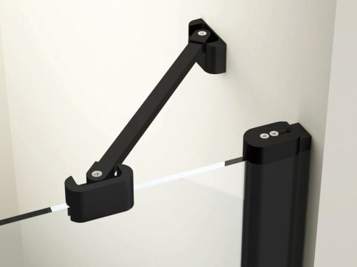 Zuhanyajtó, Ravak Chrome CSD2-100 zuhanyajtó fekete+transparent 0QVAC300Z1