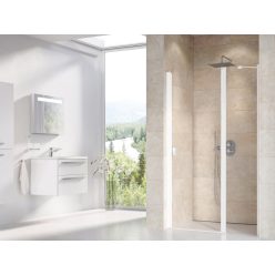   Zuhanyajtó, Ravak Chrome CSD2-100 zuhanyajtó matt fehér+transparent 0QVACE00Z1