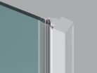 Zuhanyajtó, Ravak COOL! COSD2-100 zuhanyajtó matt fehér+transparent X0VVACE00Z1