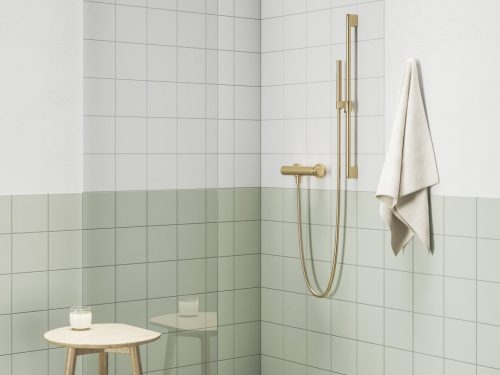 Kézizuhany, Ravak egyfunkciós kézizuhany 951.60GLB, Gold Brushed X07P1239