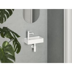 Mosdó, Ravak Veda Wall 40 kézmosó bal fehér XJXL1240000