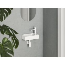 Mosdó, Ravak Veda Wall 40 kézmosó jobb fehér XJXP1240000