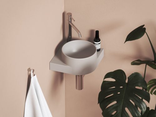 Mosdó, Ravak Yard 28 C kerámiamosdó Smoke Grey XJX0O228000