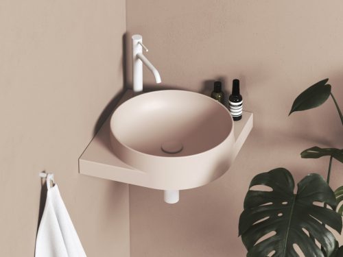 Mosdó, Yard 45 C kerámiamosdó Alabaster Pink XJX0G245000