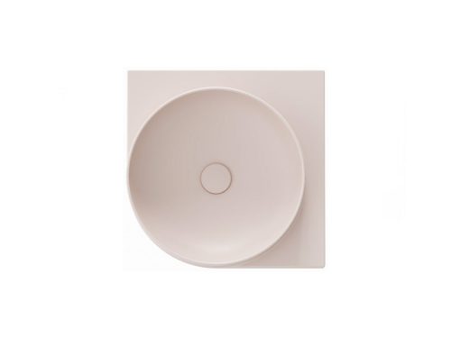 Mosdó, Ravak Yard 45 C kerámiamosdó Alabaster Pink, túlfolyó furat nélkül XJX0G045000