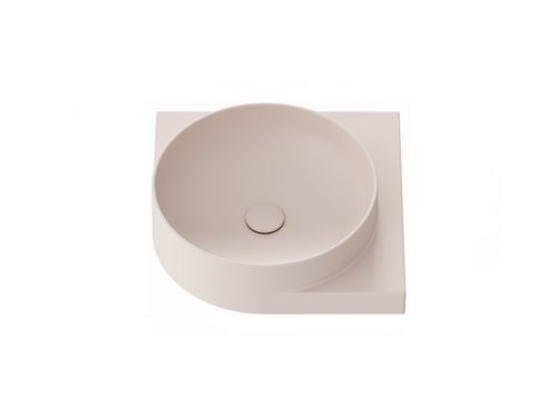 Mosdó, Ravak Yard 45 C kerámiamosdó Alabaster Pink, túlfolyó furat nélkül XJX0G045000
