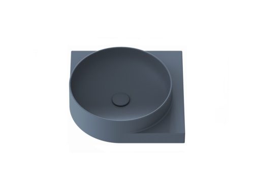 Mosdó, Ravak Yard 45 C kerámiamosdó Deepsea Blue, túlfolyó furat nélkül XJX07045000