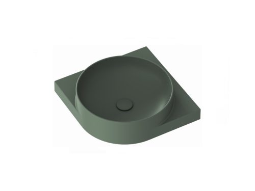 Mosdó, Ravak Yard 45 C kerámiamosdó Grey Green, túlfolyó furat nélkül XJX08045000