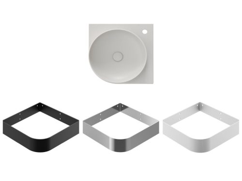 Mosdó, Ravak Yard 45 C kerámiamosdó Smoke Grey XJX0O245000