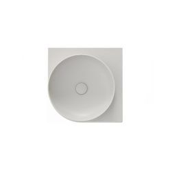   Mosdó, Ravak Yard 45 C kerámiamosdó Smoke Grey, túlfolyó furat nélkül XJX0O045000