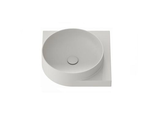 Mosdó, Ravak Yard 45 C kerámiamosdó Smoke Grey, túlfolyó furat nélkül XJX0O045000